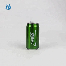 Customized personalized stainless steel cola can tumbler double wall insulation outdoor portable tumbler custom logo
