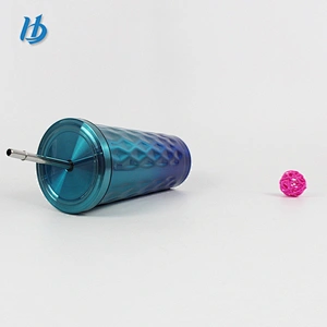 2019 hot sale double wall stainless steel mug,vacuum insulated travel coffee mug with straw
