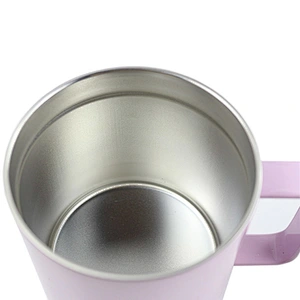 Custom logo and color mug printed stainless steel double walled tumbler vacuum travel coffee mug