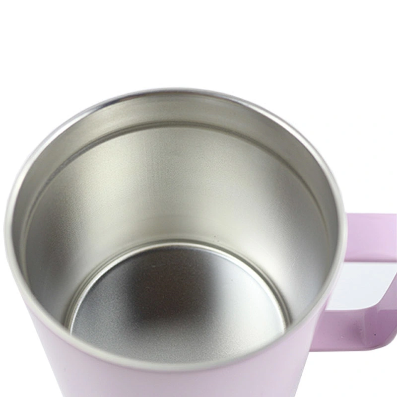 Custom logo and color mug printed stainless steel double walled tumbler vacuum travel coffee mug