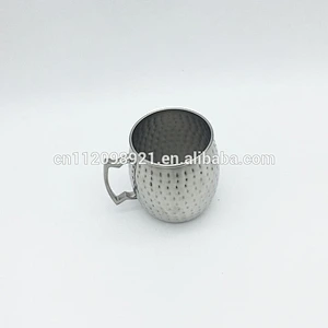 Fashionable Copper Metal Nickel Plated Beer Mug,Copper Plated Tankard With Brass Handle Moscow Mule Mug