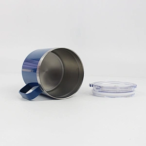 hot selling steel mug with handle  coffee mug  wholesale mugs with carabiner handle