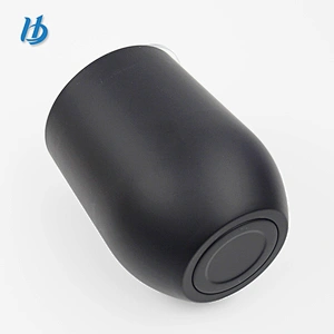 12 oz stainless steel wine tumbler with lid Insulated shockproof drinking cup for children