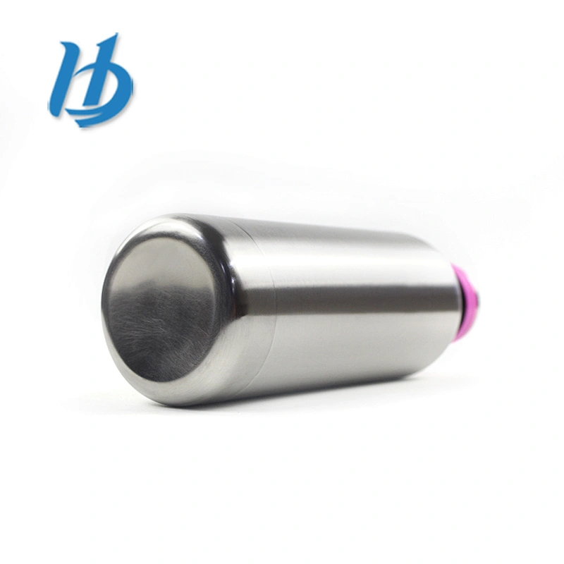 China wholesale silver color 304 stainless steel sports bottle