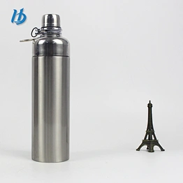 Manufacture double wall stainless steel insulated flask water thermos bottle vacuum flask with handle