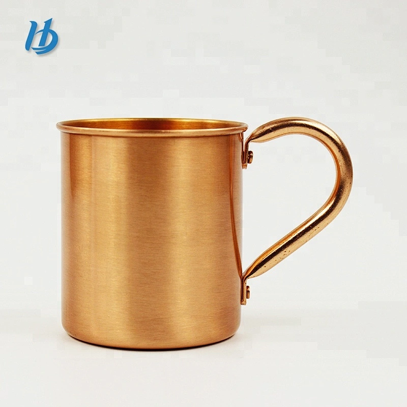 High quality pure copper moscow mule mug,coffee mug without lid