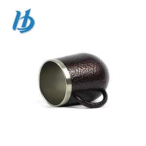 High quality 12 oz 304 stainless steel hammer black wine glass