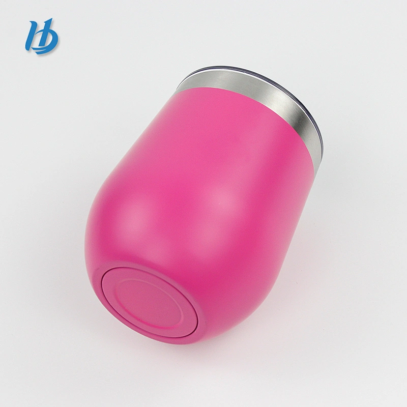 Personalized wine glass customized logo 12 oz stainless steel insulated stemless wine glass tumbler