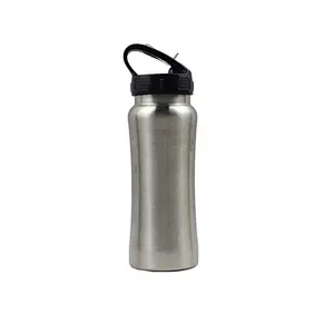 Custom Vacuum Single walled Stainless Steel Brief Sports Water Boittles