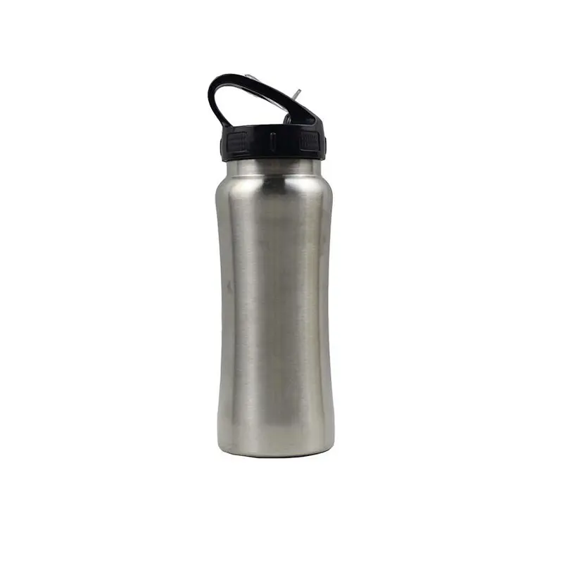 Custom Vacuum Single walled Stainless Steel Brief Sports Water Boittles