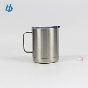 Personalized stainless steel color mug,metal double wall coffee mug