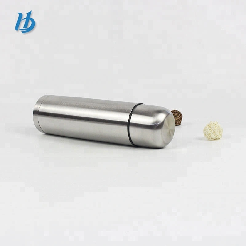 500ml bullet shaped double wall vacuum flask stainless steel hot water bottles