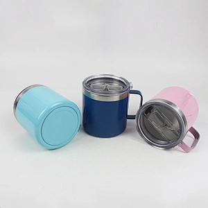 Double Wall Stainless Steel Spray Painted Coffee Mug