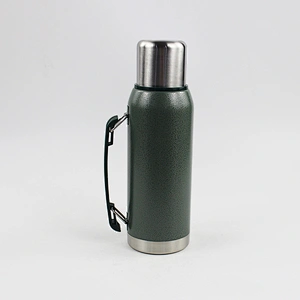 High quality cute water bottle,foldable 1L water bottle vacuum insulated  stainless steel bottle