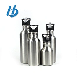 China Best reusable 304 stainless steel sport portable water bottle