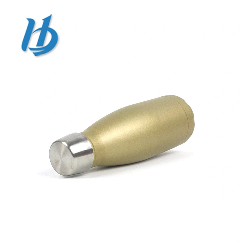 Stainless steel vacuum bottle brush sponge cup brush foldable vacuum flask cola shaped water bottle