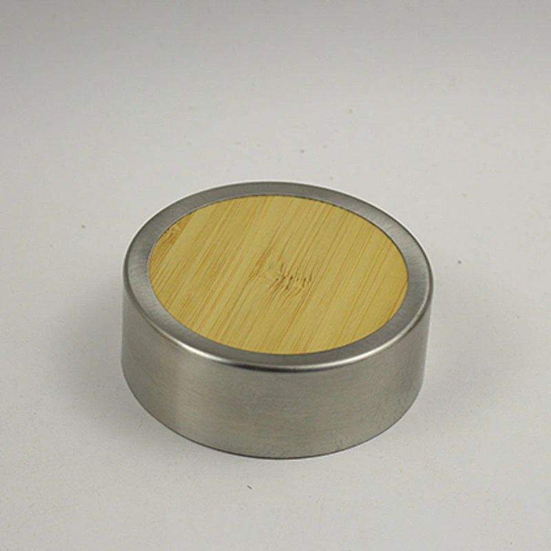 Double Wall Stainless Steel Bamboo Coffee Cup Thermos Bottle