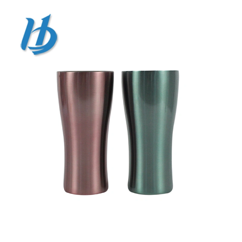 Thermo beer mug vacuum cup double wall stainless steel customized logo insulated beer mugs