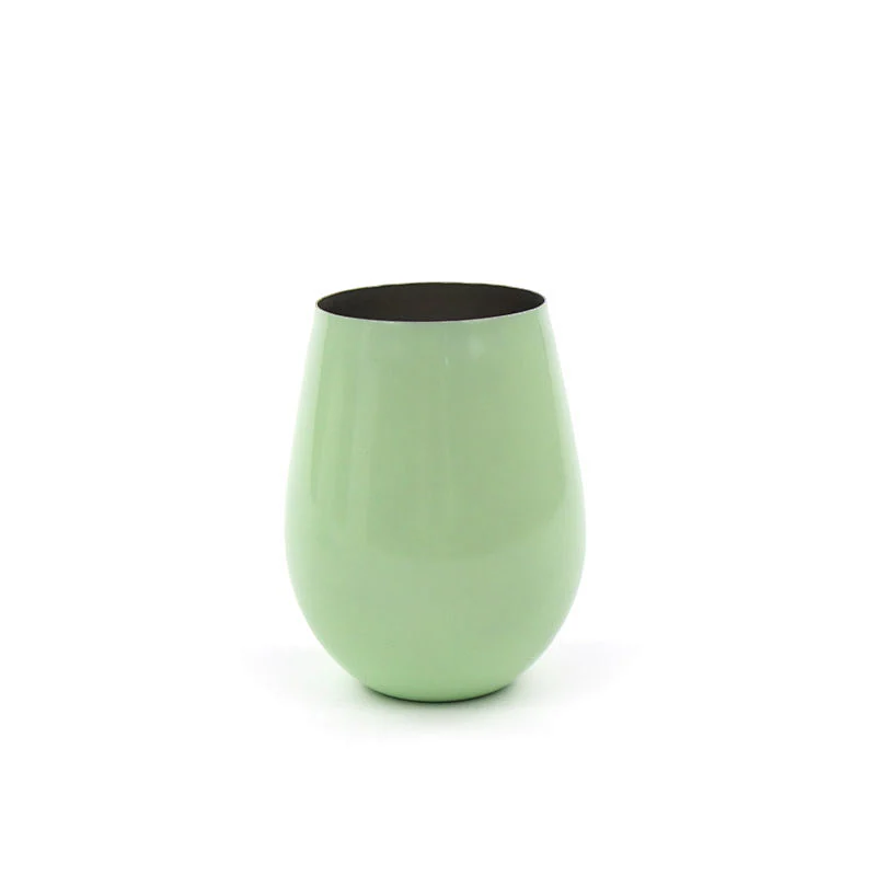 2018 hot selling Wholesale in bulk Coffee cup Egg-shaped single wall stainless steel cups