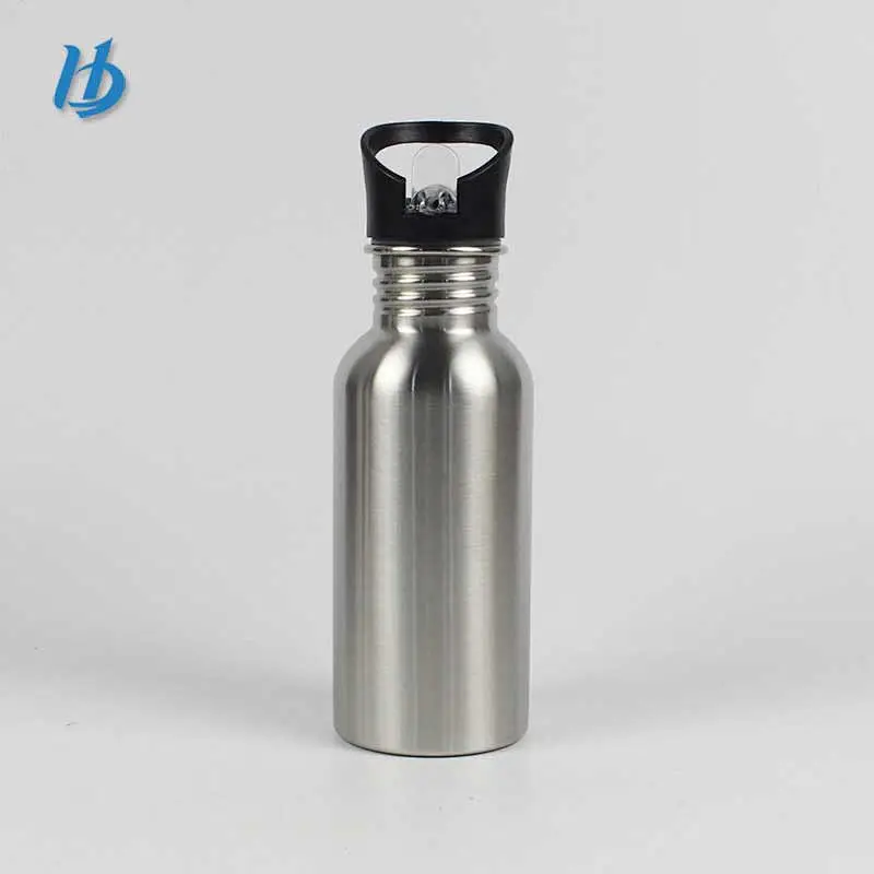 Stainless steel color,double wall water bottle customized logo