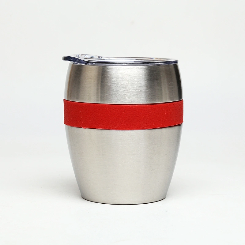 Personalized double wall vacuum stainless steel wine tumbler with customized logo
