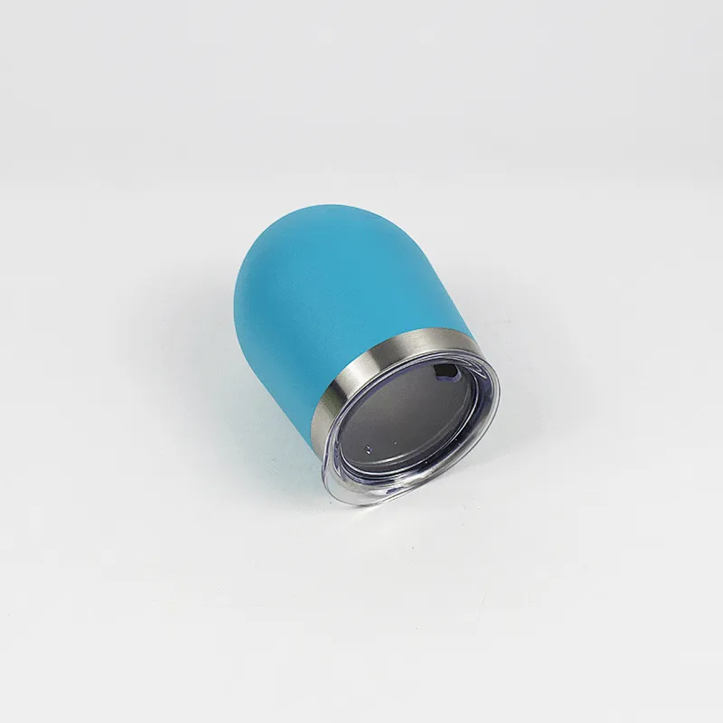 wholesale powder coating 12oz stemless tumbler 12 oz Stainless Steel Wine Tumbler Sippy Cup