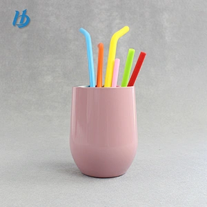Hot sale metal straw,colorful silicone straw reusable customized logo
