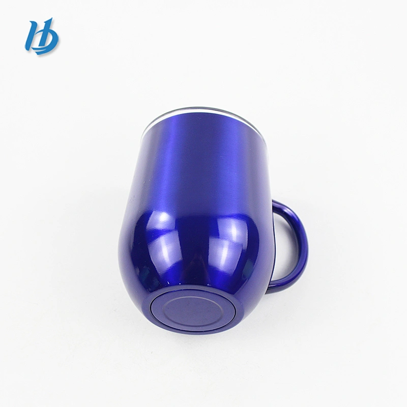 Promotional travel mug 12 oz stainless steel wine tumbler with lid insulated glass stainless steel tumbler