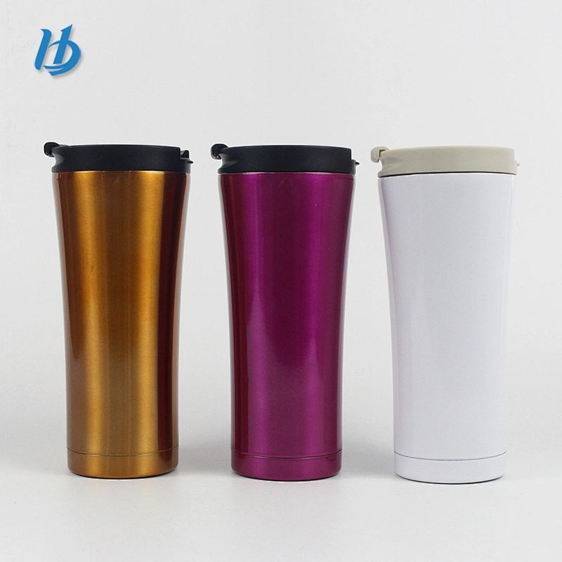 Promotional travel coffee mug 500Ml stainless steel mug with lid
