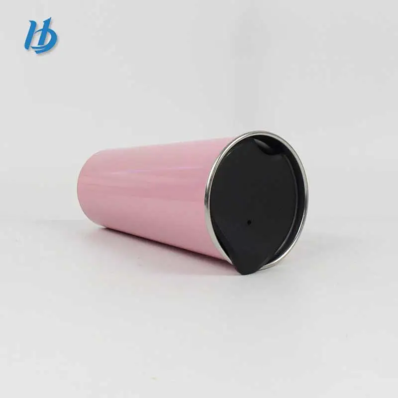 2017 factory direct sale double wall stainless steel vacuum 520ml coffee cup with lid