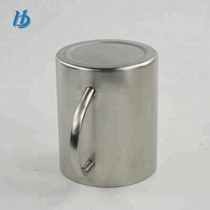 Fashion double wall stainless steel coffee mug with handle custom logo coffee mug