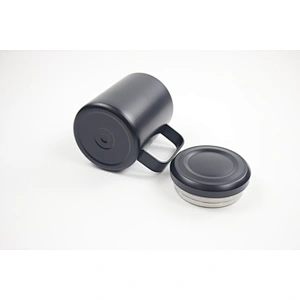 2019 new design double wall stainless steel vacuum insulated mug with lid and handle