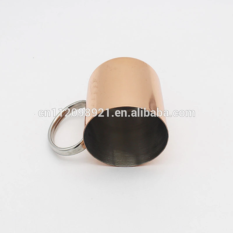 Popular wholesale stainless steel double wall insulated coffee mug copper plated mugs