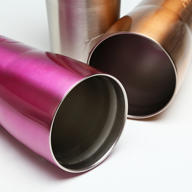 stainless steel  thermos mug insulated porcelain stainless steel mugs