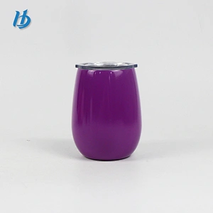 Eco-friendly stainless steel stemless wine glass,portable wine glass bottle for drinking