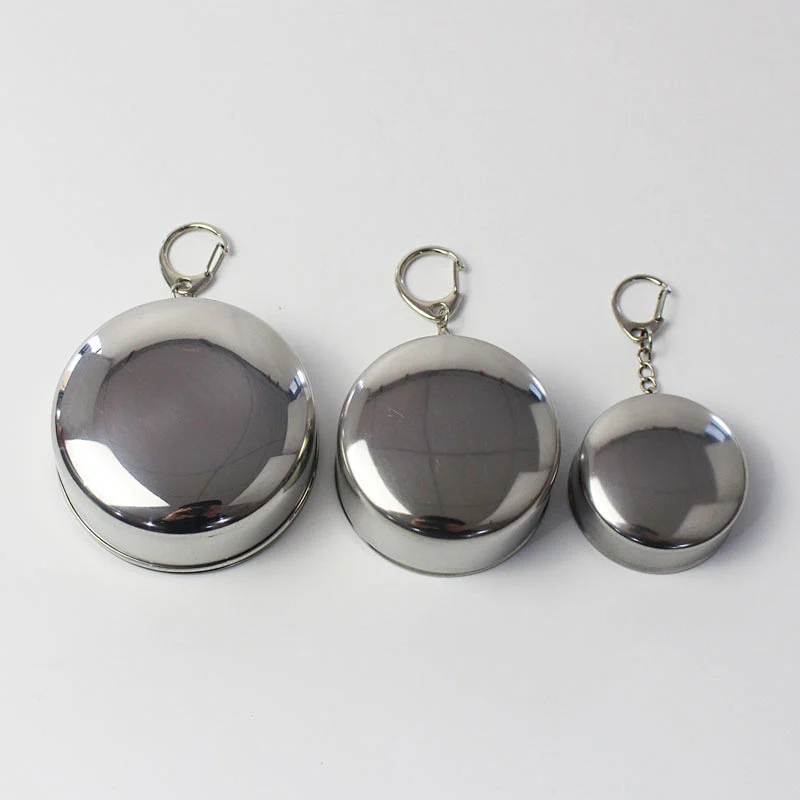 the Portable Stainless Steel Collapsible Coffee Cup
