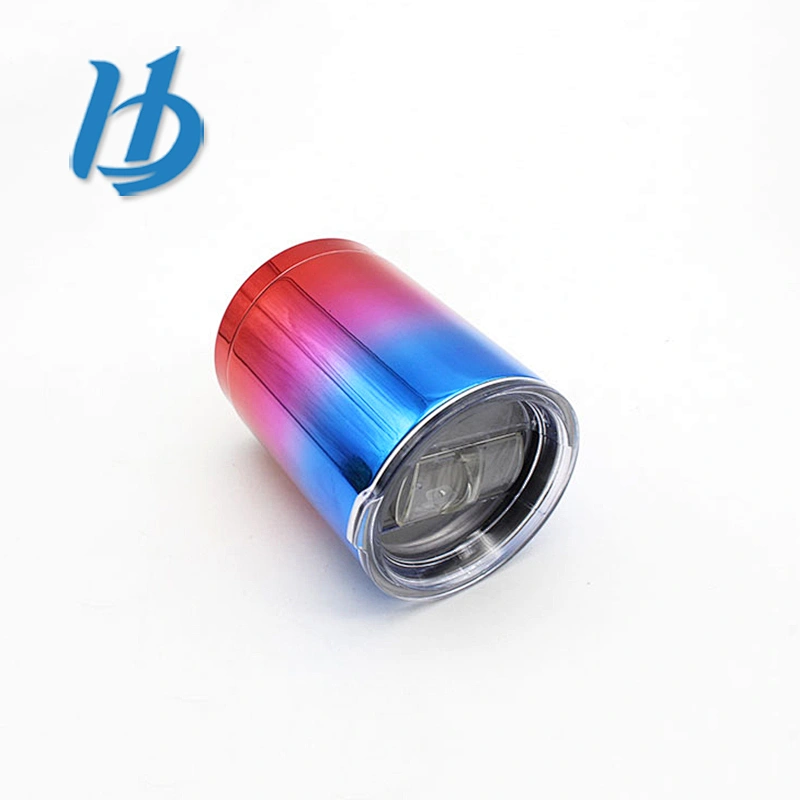 Best quality 304 stainless steel insulated 10 oz electroplated color tumbler with lids