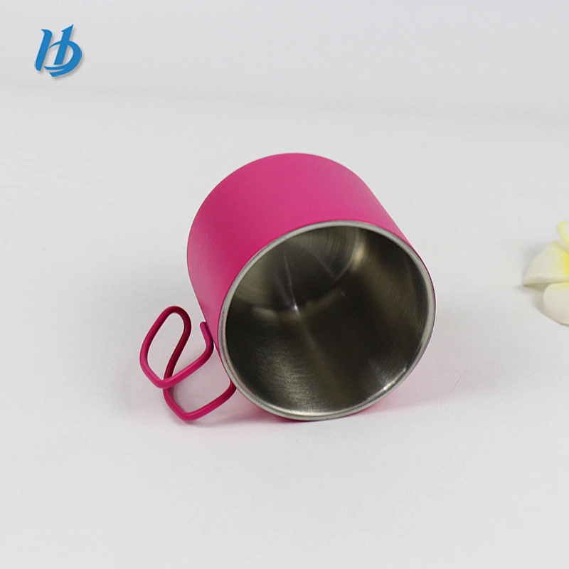 Personalized coffee mug double wall mug powder coated on the surface best stainless steel travel mug