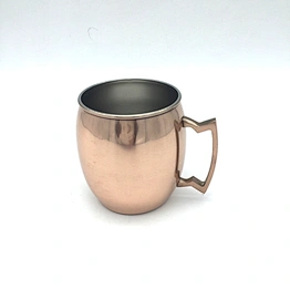 Factory Wholesale Custom Logo OEM Moscow Mule Solid Copper Mugs Copper Cups Tins Mugs