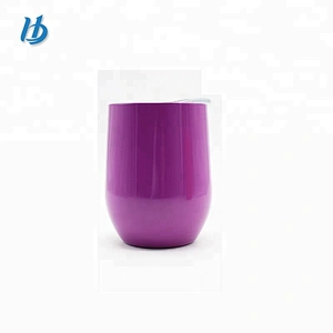 18/8 stainless steel stemless wine glass double wall drinking beer mug coffee cup with customized