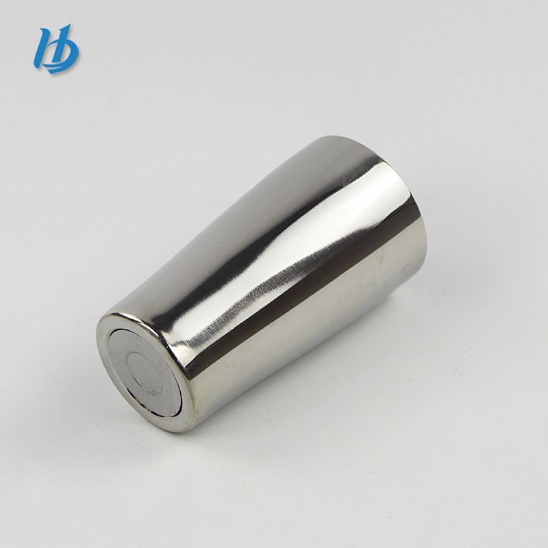 Simple design beer mug silver color beer mug custom logo without lid and handle