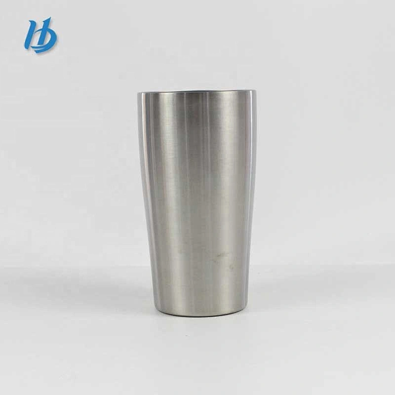 Stainless steel color beer mug,350ml double wall mug customized logo