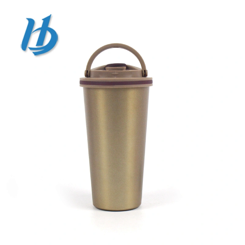 new style stainless steel insulated coffee mug with handle vacuum travel cup customize logo 16oz coffee mugs