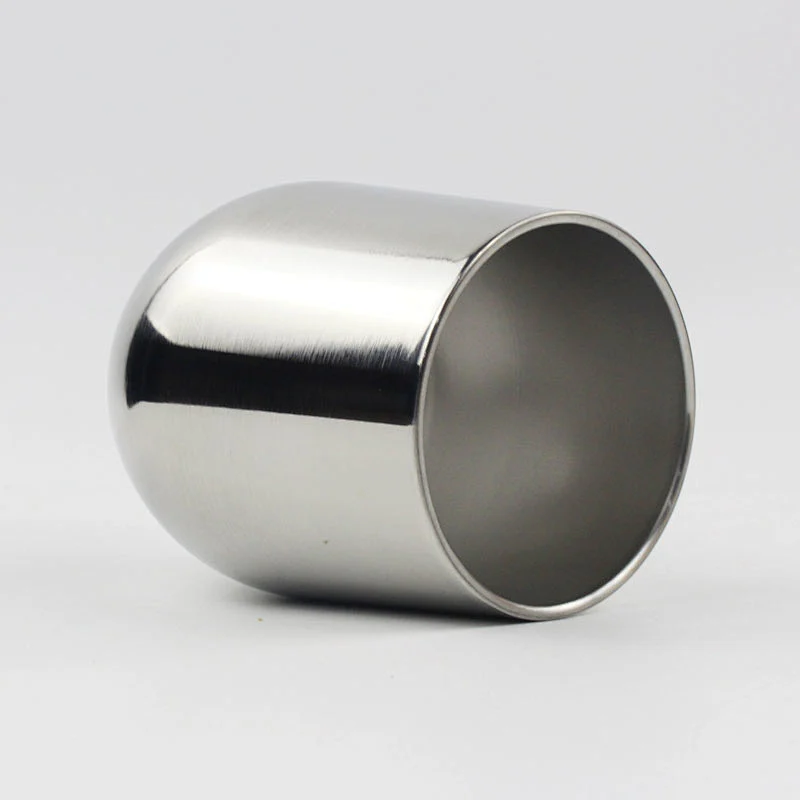 Hot selling stainless steel stemless wine glasses cardboard gift boxes for wine glass