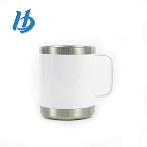 Yongkang Hibour 18/8 Stainless Steel Wholesale Drinkware  11oz White Coffee Mug