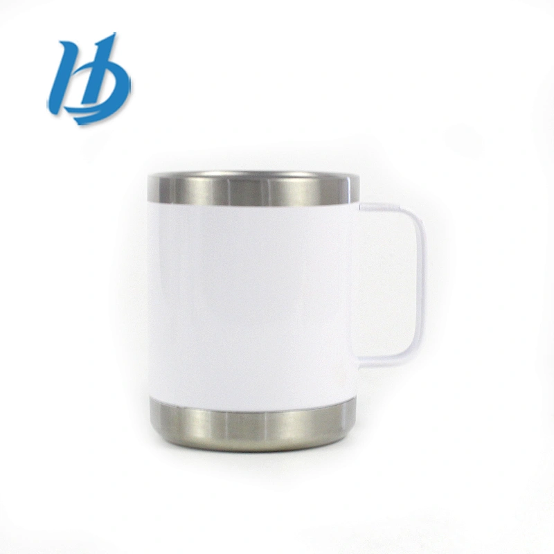 Yongkang Hibour 18/8 Stainless Steel Wholesale Drinkware  11oz White Coffee Mug