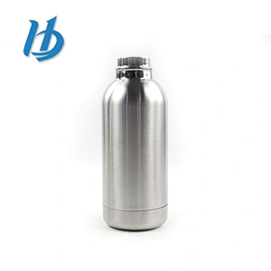 China wholesale silver color 304 stainless steel sports bottle