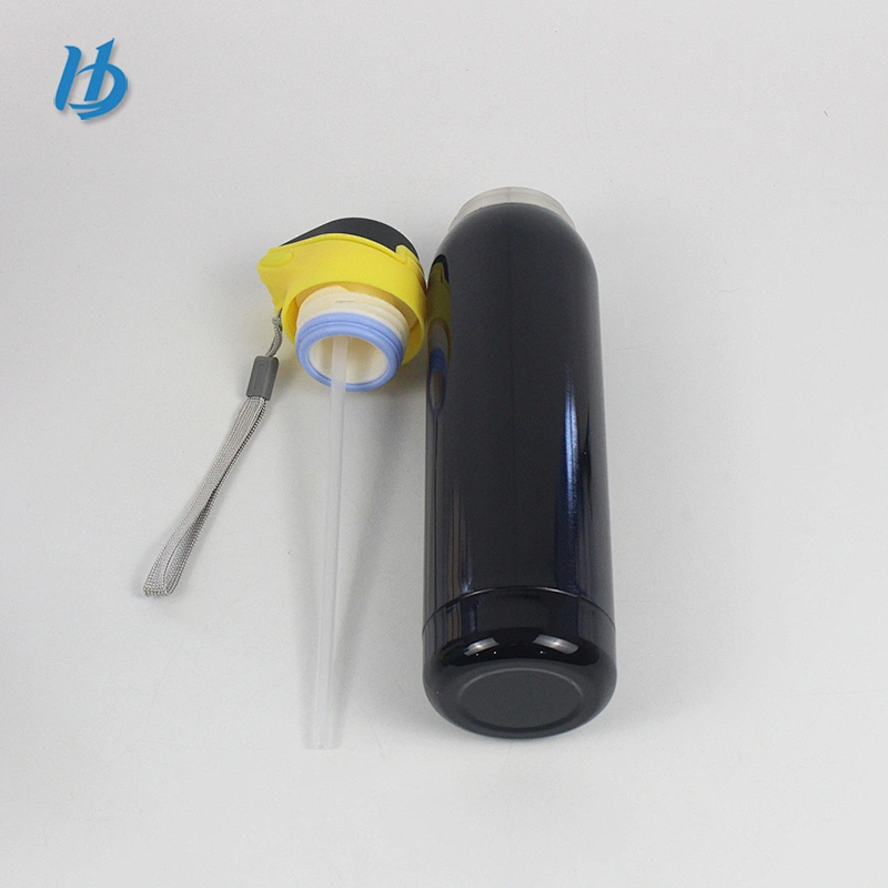 Folding water bottle ,500ml double wall painting metal water bottle