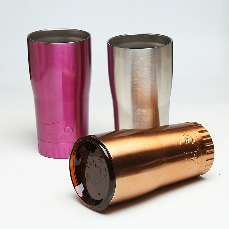 stainless steel  thermos mug insulated porcelain stainless steel mugs