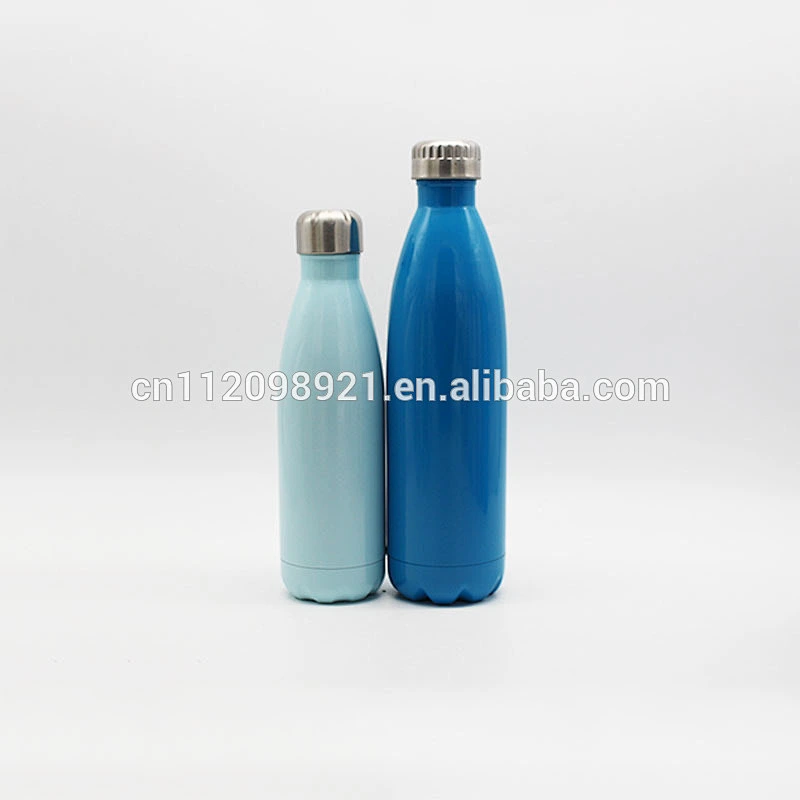 cola shaped stainless steel thermos bottle vacuum bottle, stainless steel vacuum flask